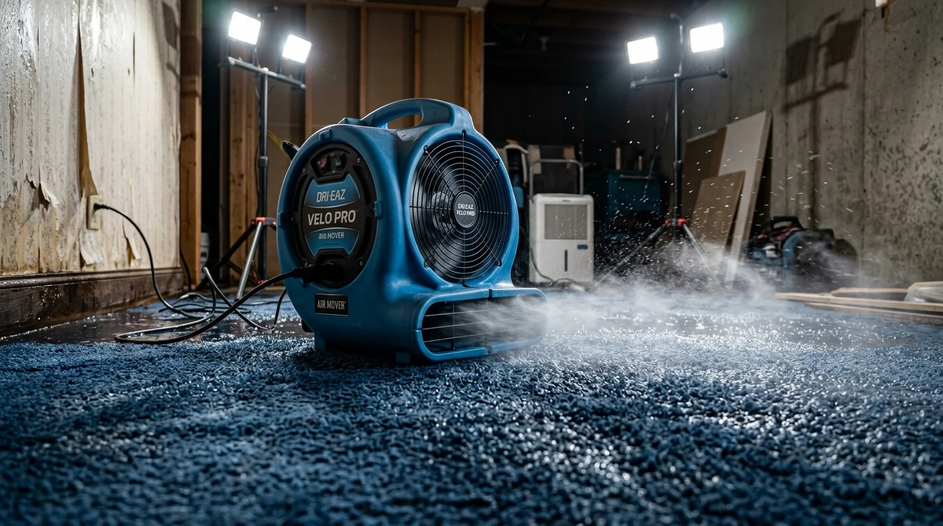 Carpet Air Movers: IICRC S500 Structural Drying Protocol