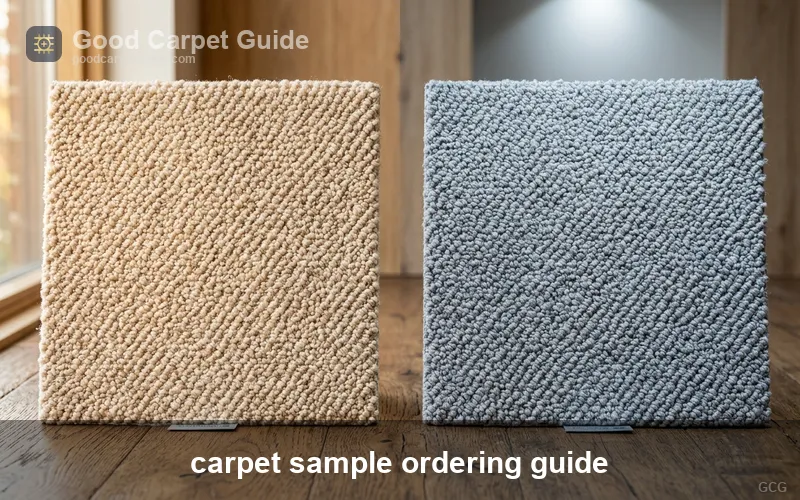 Carpet sample ordering guide: step-by-step field guide