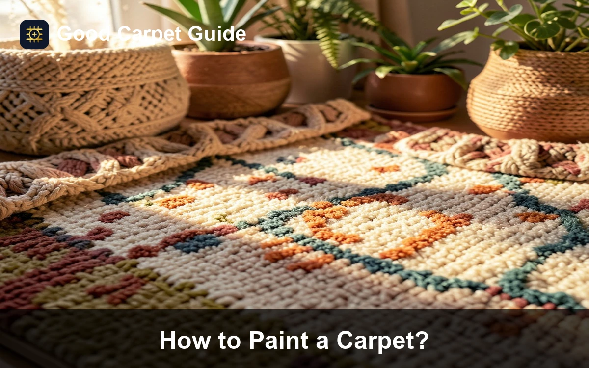 Premium How to Paint a Carpet? carpet and rug guide