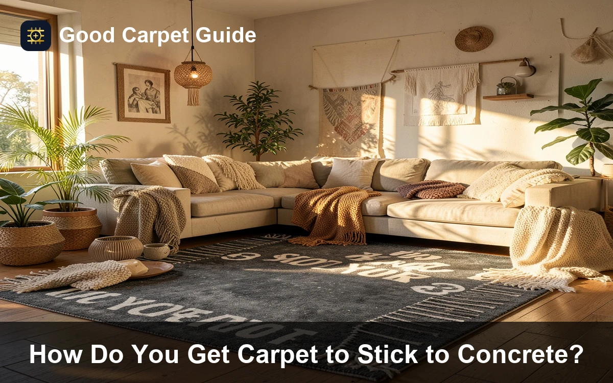 Premium How Do You Get Carpet to Stick to Concrete? carpet and rug guide