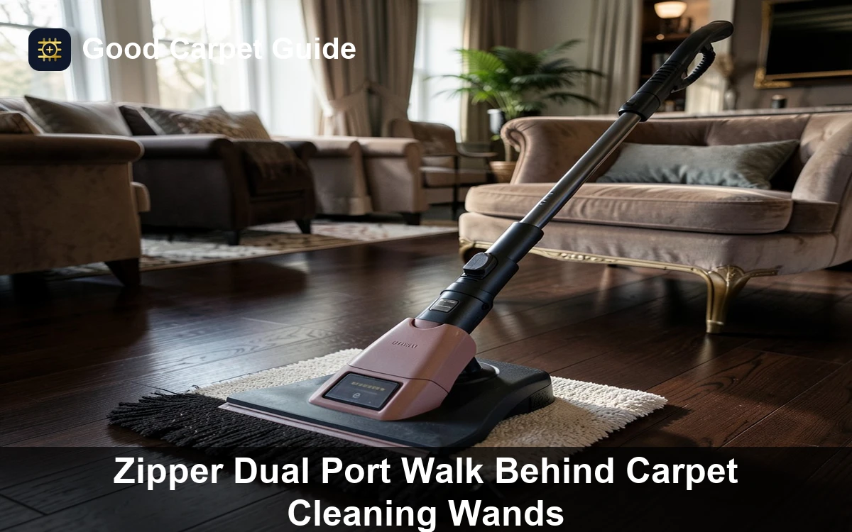 Premium Zipper Dual Port Walk Behind Carpet Cleaning Wands carpet and rug guide