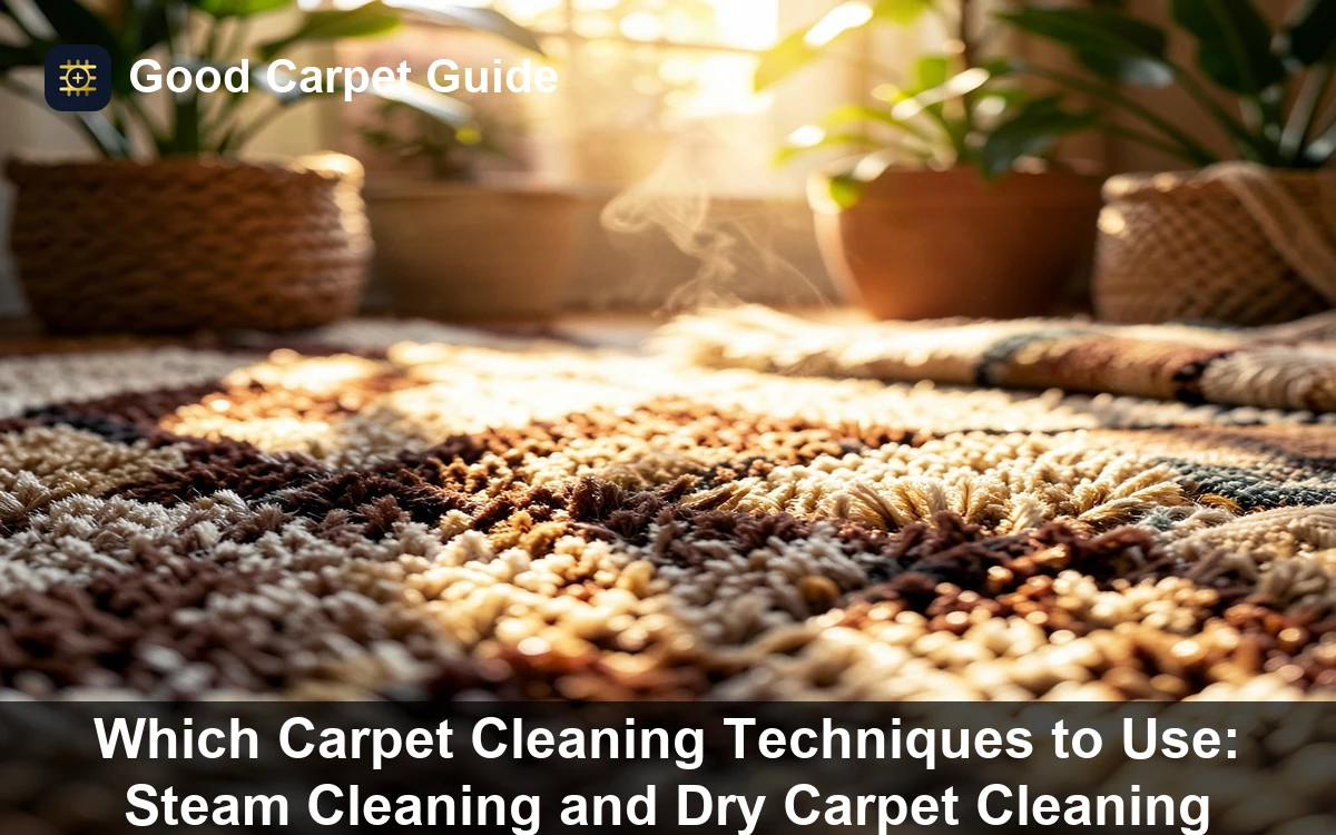 Premium Which Carpet Cleaning Techniques to Use: Steam Cleaning and Dry Carpet Cleaning carpet and rug guide