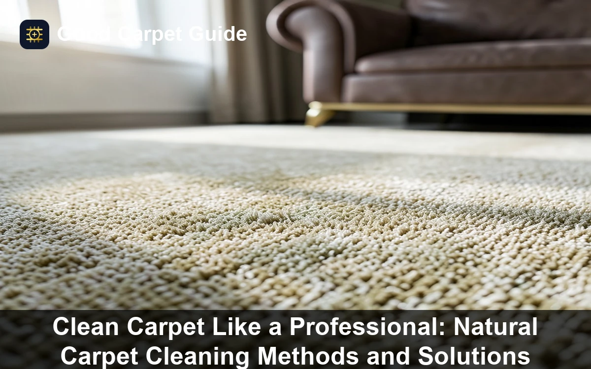 Premium Clean Carpet Like a Professional: Natural Carpet Cleaning Methods and Solutions carpet and rug guide