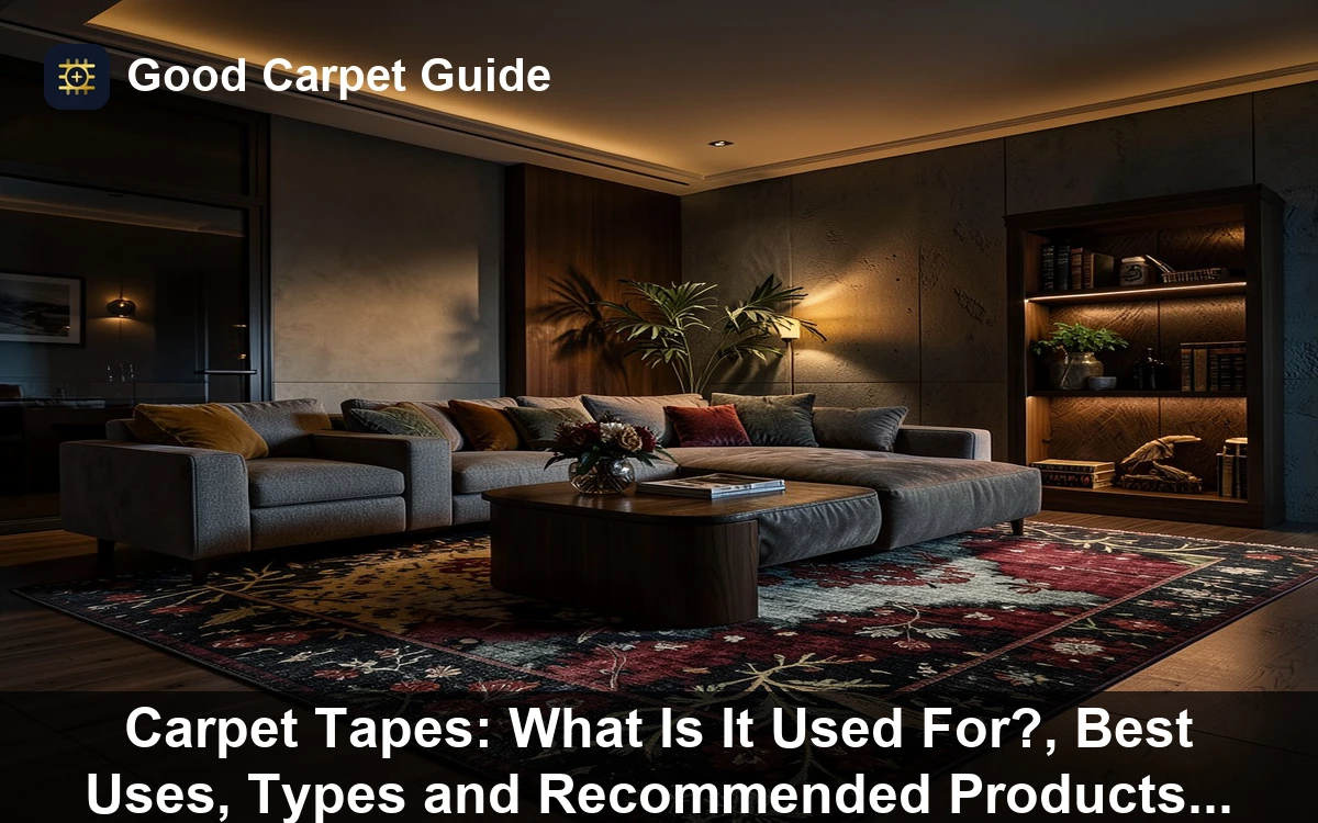 Premium Carpet Tapes: What Is It Used For?, Best Uses, Types and Recommended Products on Amazon carpet and rug guide