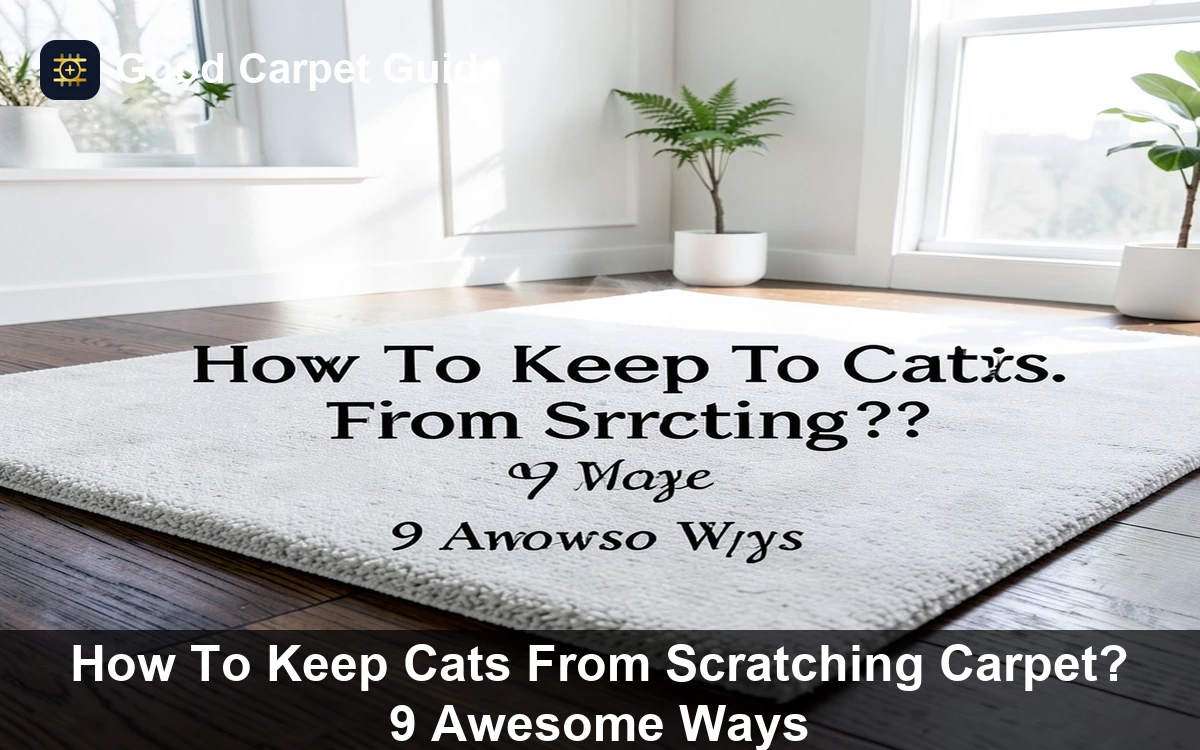 Premium How To Keep Cats From Scratching Carpet? 9 Awesome Ways carpet and rug guide