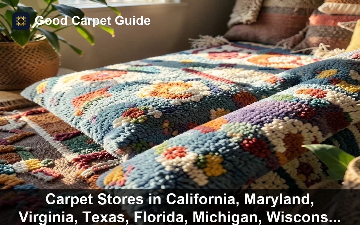 Premium Carpet Stores in California, Maryland, Virginia, Texas, Florida, Michigan, Wisconsin, New Jersey, New York, Pennsylvania, Illinois, Ohio, Georgia, and North Carolina carpet and rug guide