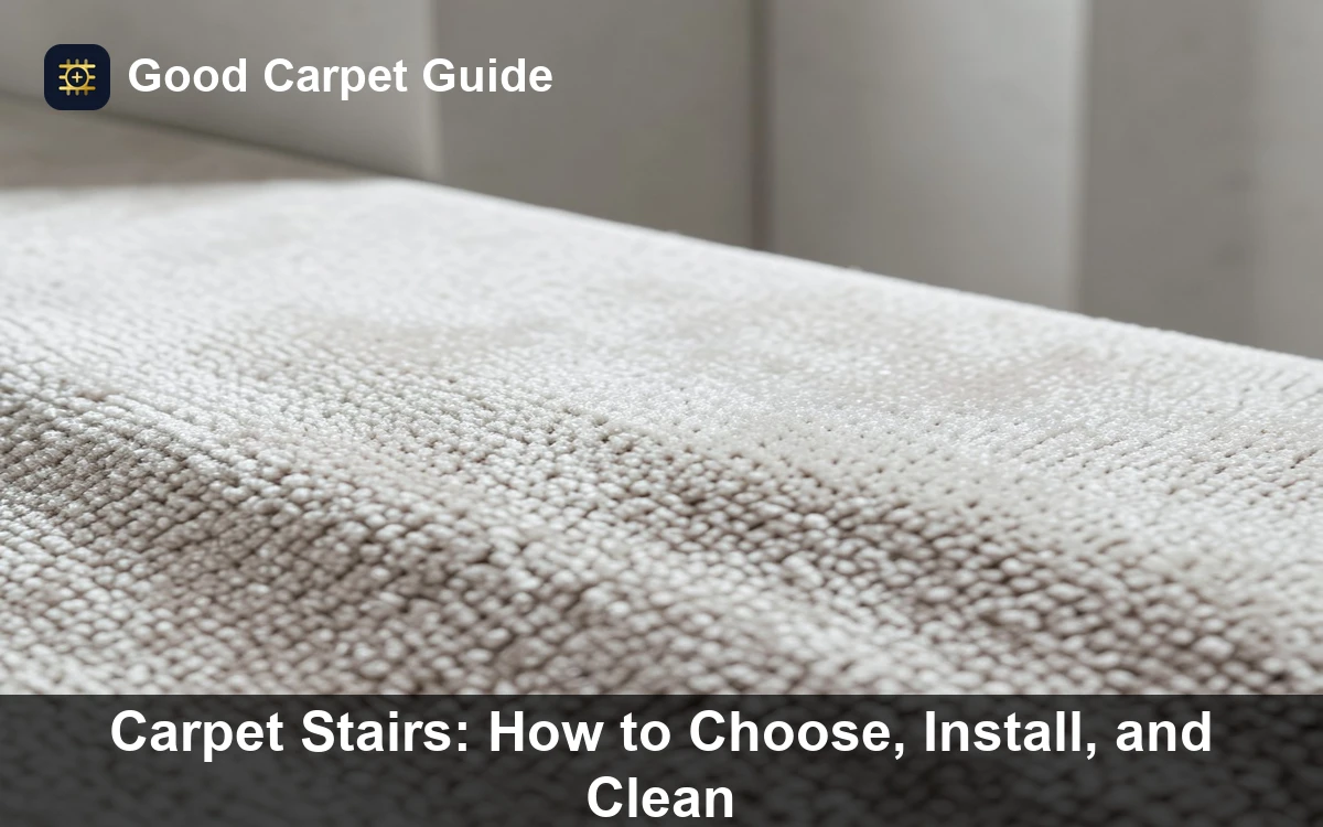 Premium Carpet Stairs: How to Choose, Install, and Clean carpet and rug guide