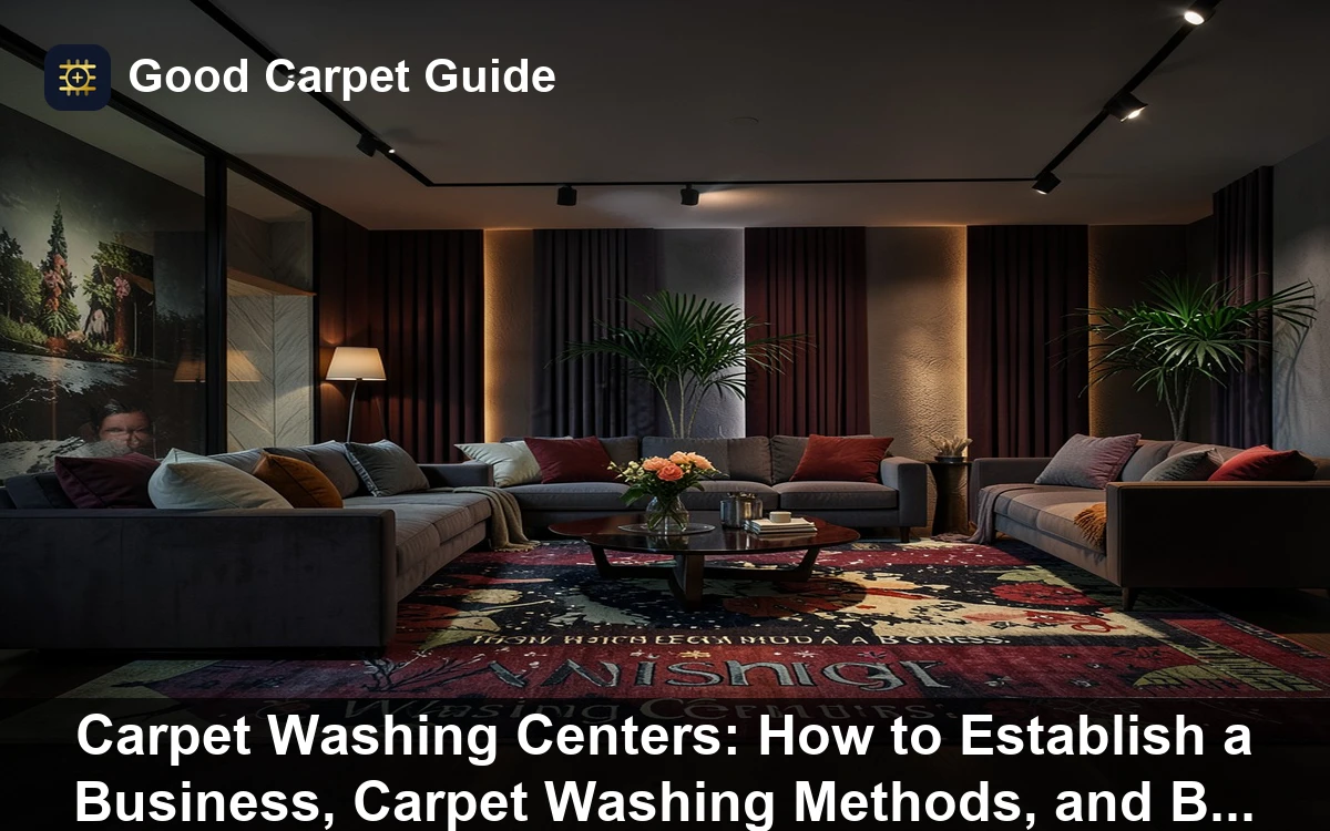 Premium Carpet Washing Centers: How to Establish a Business, Carpet Washing Methods, and Best Carpet Washing Centers carpet and rug guide