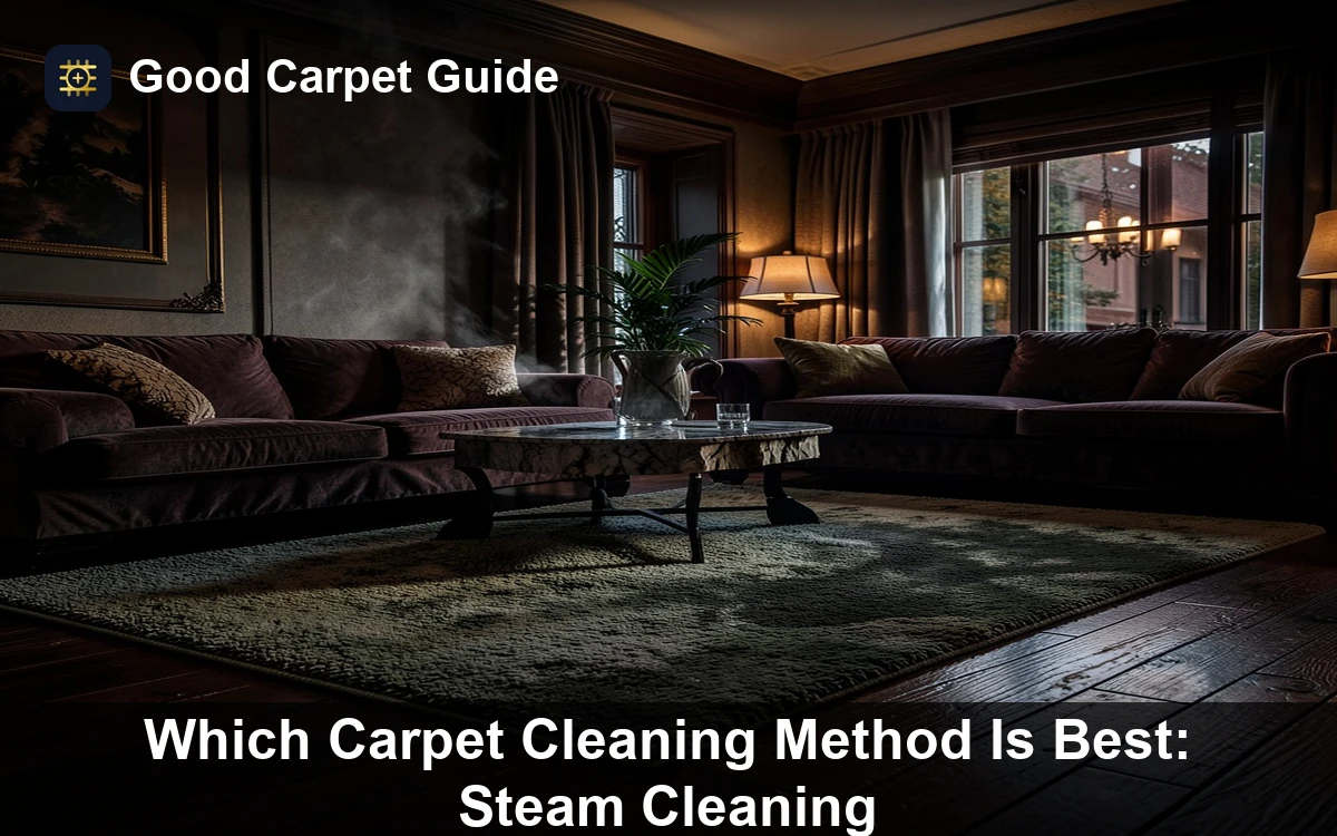 Premium Which Carpet Cleaning Method Is Best: Steam Cleaning carpet and rug guide