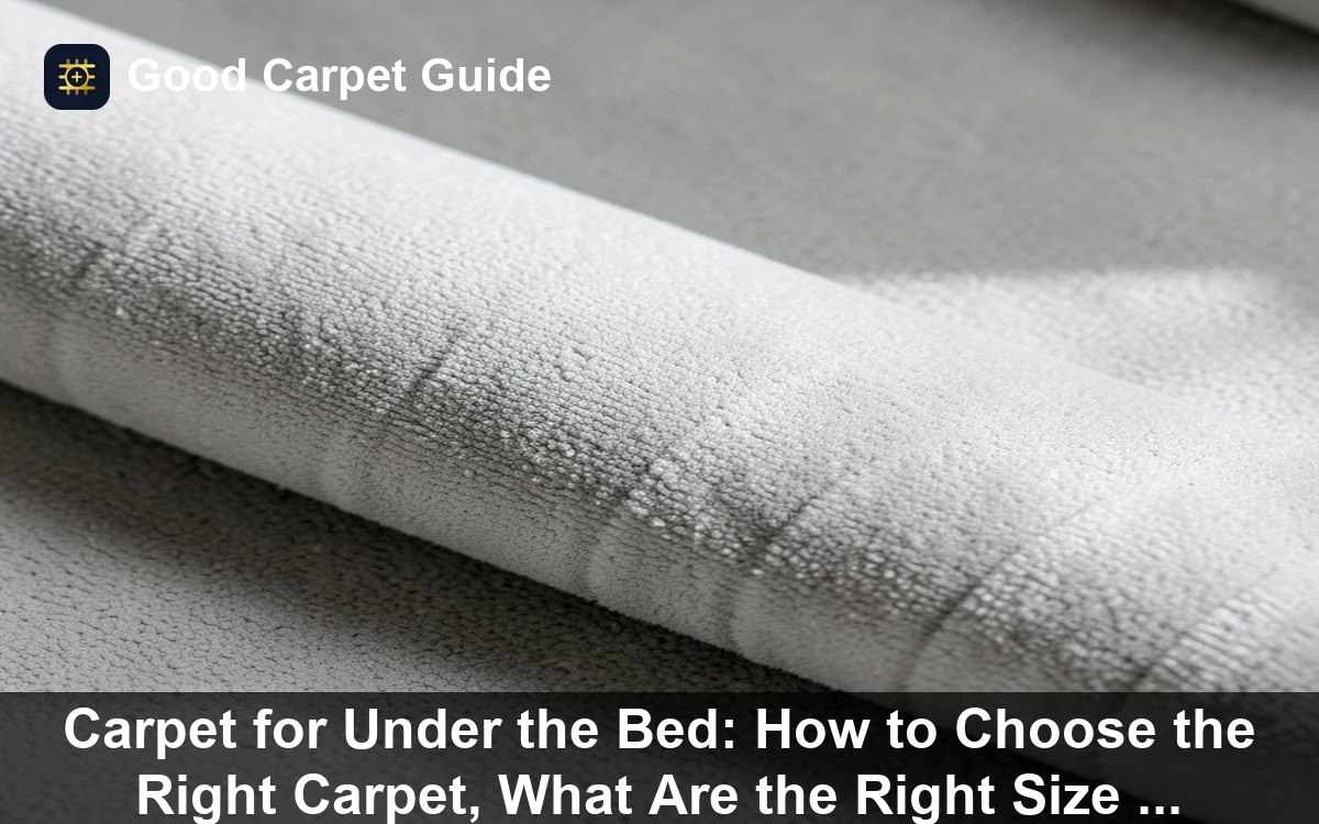 Premium Carpet for Under the Bed: How to Choose the Right Carpet, What Are the Right Size and Shape and 7 Carpets on Amazon for Under the Bed carpet and rug guide