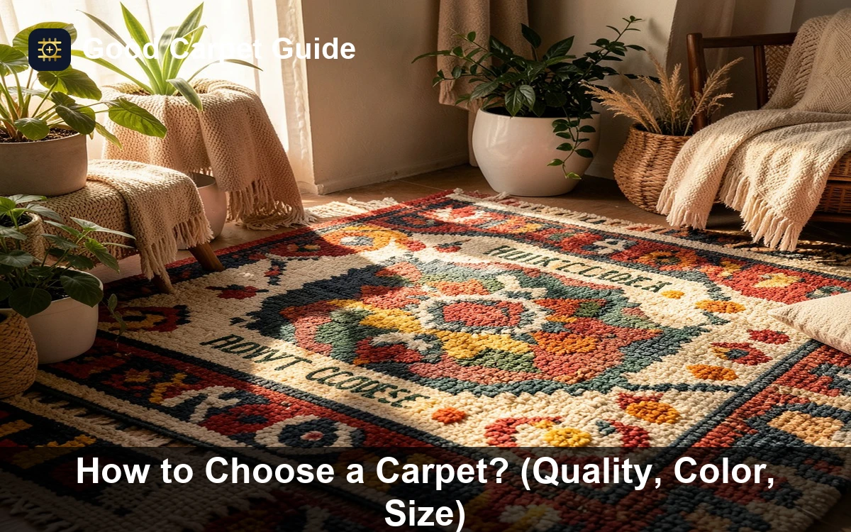 Premium How to Choose a Carpet? (Quality, Color, Size) carpet and rug guide