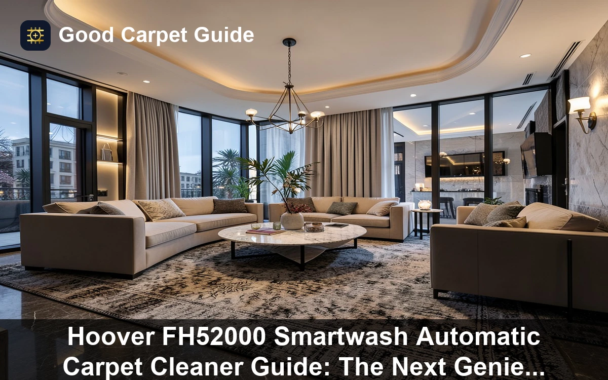 Hoover FH52000 Smartwash Automatic Carpet Cleaner Guide: The Next Genie of Automatic Carpet Cleaner