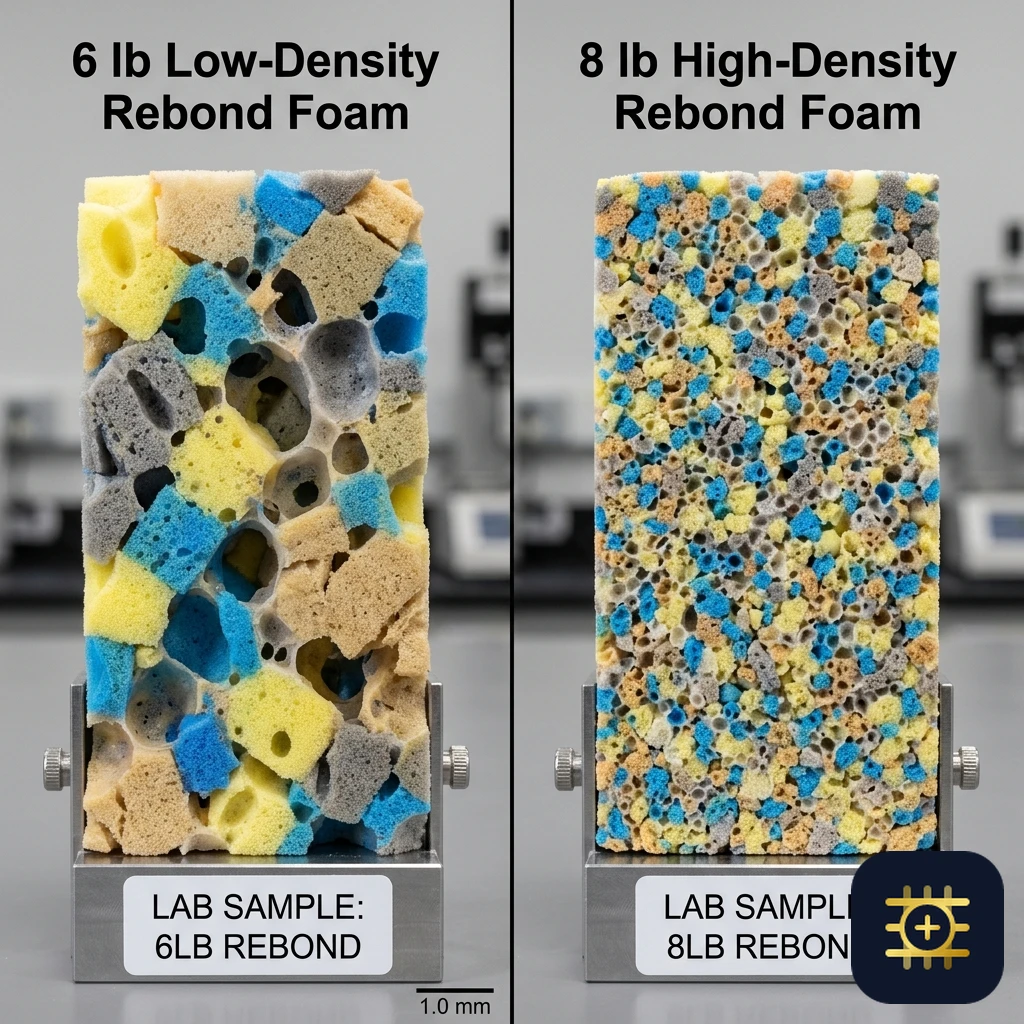 6lb vs 8lb carpet padding density comparison
