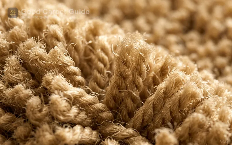 Carpet fiber acoustic absorption close-up