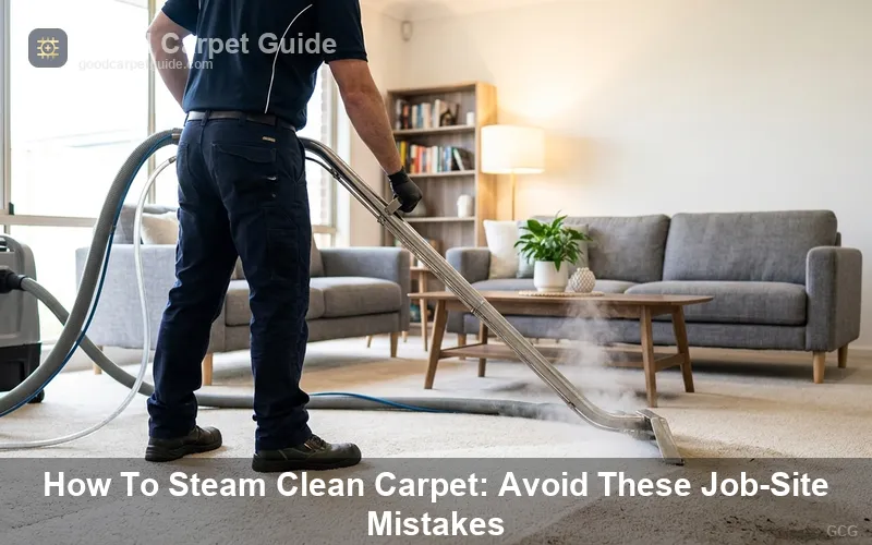 How To Steam Clean Carpet: Avoid These Job-Site Mistakes