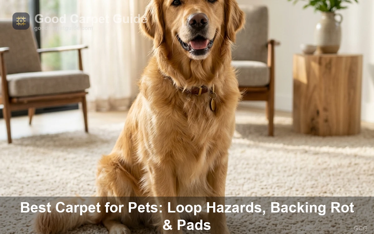 Best Carpet for Pets: Loop Hazards, Backing Rot & Pads