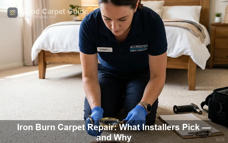 Iron Burn Carpet Repair: What Installers Pick — and Why