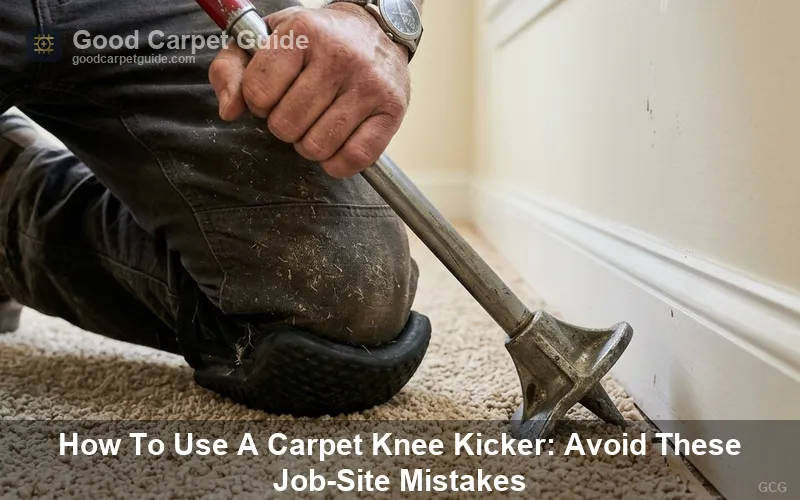 How To Use A Carpet Knee Kicker: Avoid These Job-Site Mistakes