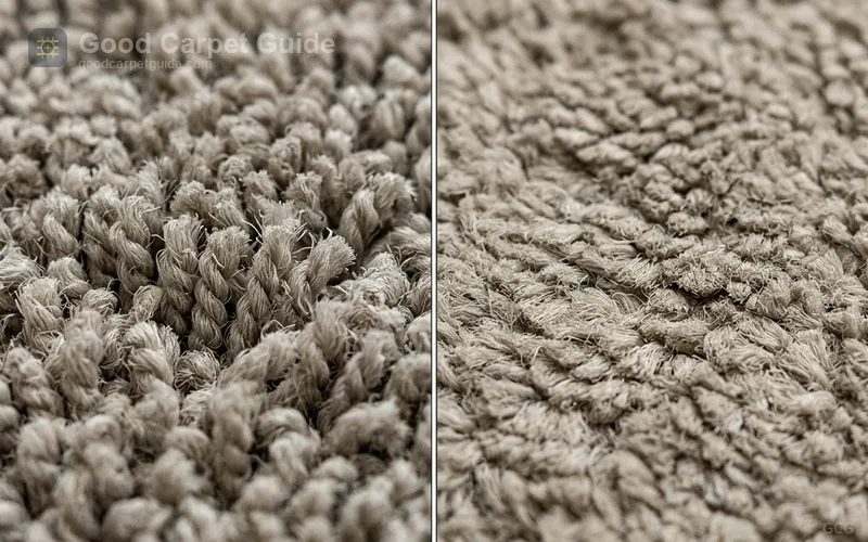Comparison of nylon and polyester carpet traffic lane wear under active dog traffic