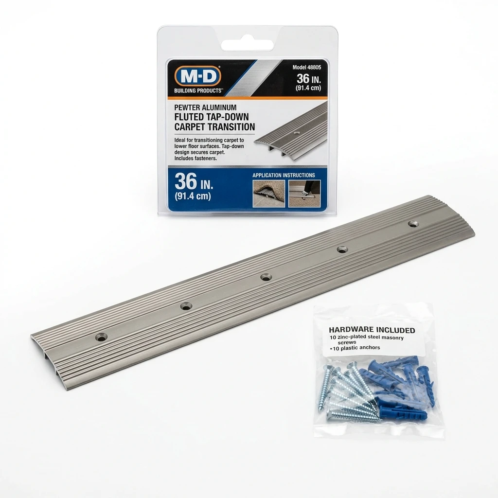 M-D Building Products Aluminum Carpet Trim