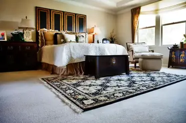 How To Use Carpet Area Rug On, Rug Over Carpet In Bedroom